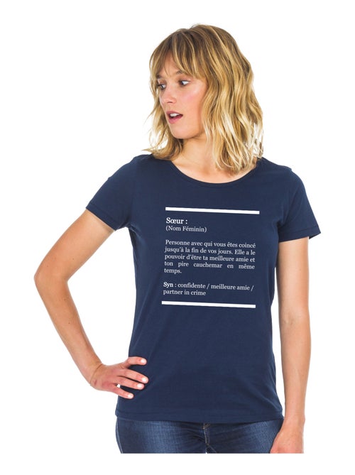 T-shirt Femme - DÉFINITION SŒUR - Kiabi