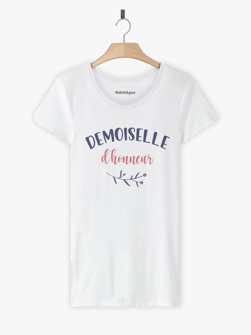 T-shirt Femme - DEMOISELLE D'HONNEUR - Kiabi