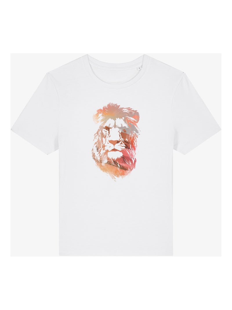 T-shirt Femme - DESERT LION Blanc - Kiabi