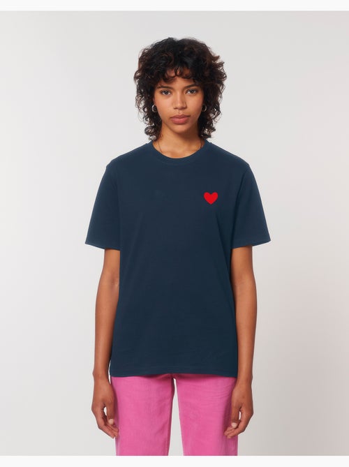 T-shirt Femme - DESSIN PETIT COEUR - Kiabi