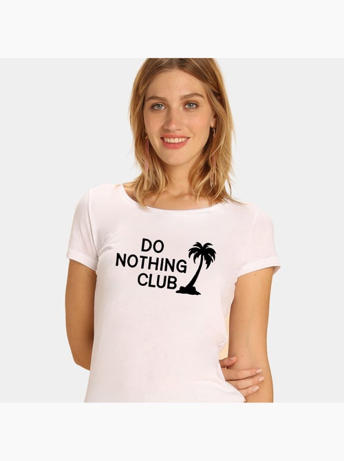 T-shirt Femme - DO NOTHING CLUB - Kiabi