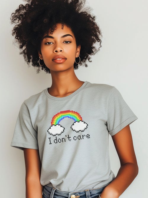 T-shirt Femme - DONT CARE - Kiabi