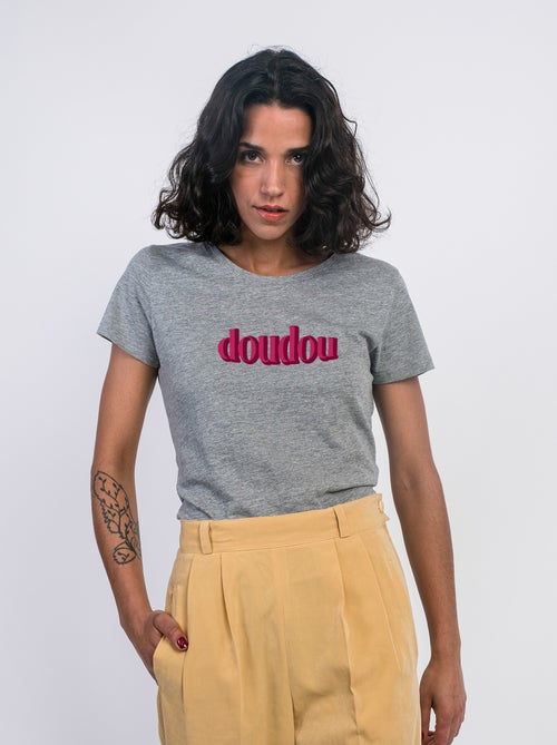 T-shirt Femme - DOUDOU ROSE - Kiabi