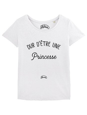 T-shirt Femme - DUR D'ETRE UNE PRINCESSE