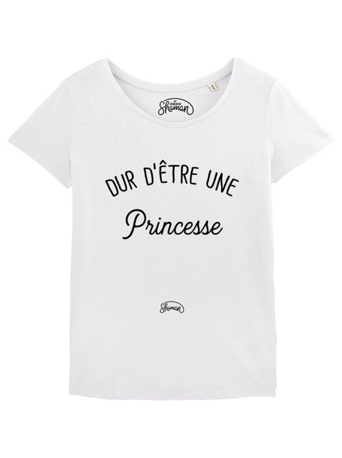 T-shirt Femme - DUR D'ETRE UNE PRINCESSE - Kiabi
