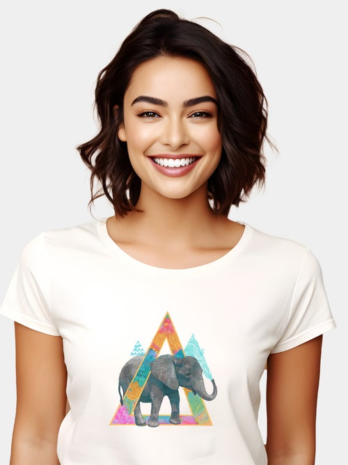 T-shirt Femme - ELEPHANT - Kiabi