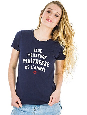 T-shirt femme - élue meilleure maîtresse de l'année