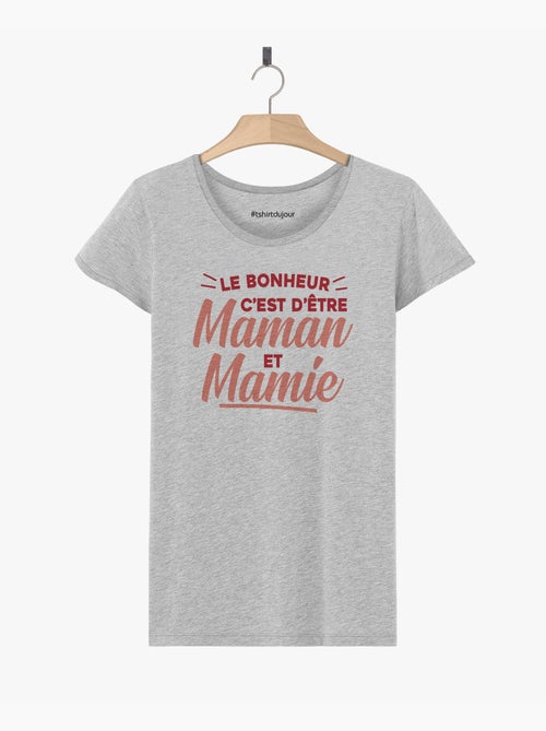 T-shirt Femme - ETRE MAMAN ET MAMIE - Kiabi