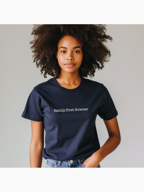 T-shirt Femme - FAMILY FIRST FOREVER - Kiabi