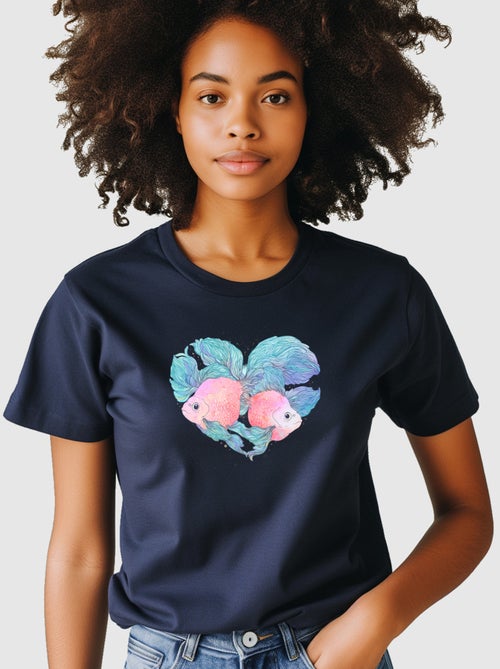 T-shirt Femme - FISHES - Kiabi