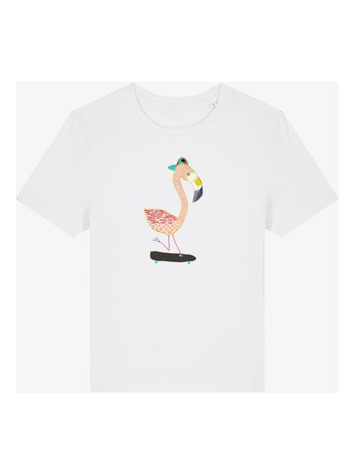 T-shirt Femme - FLAMINGO SKATER - Kiabi