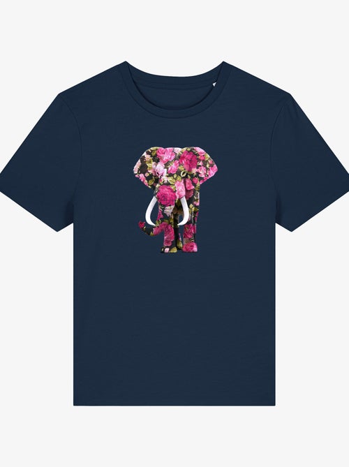 T-shirt Femme - FLORAL ELEPHANT - Kiabi