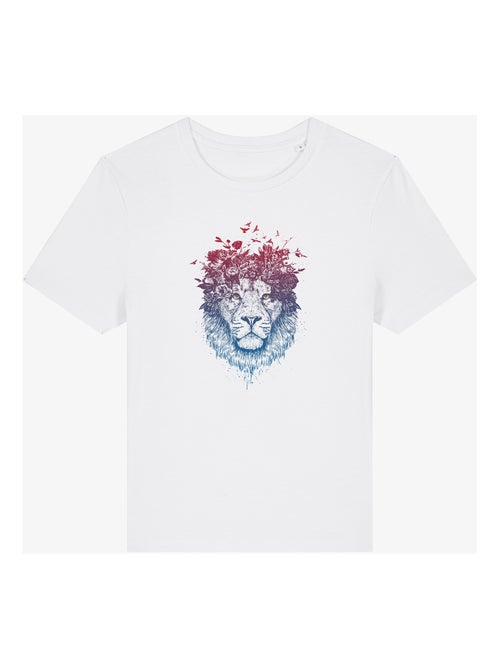 T-shirt Femme - FLORAL LION - Kiabi