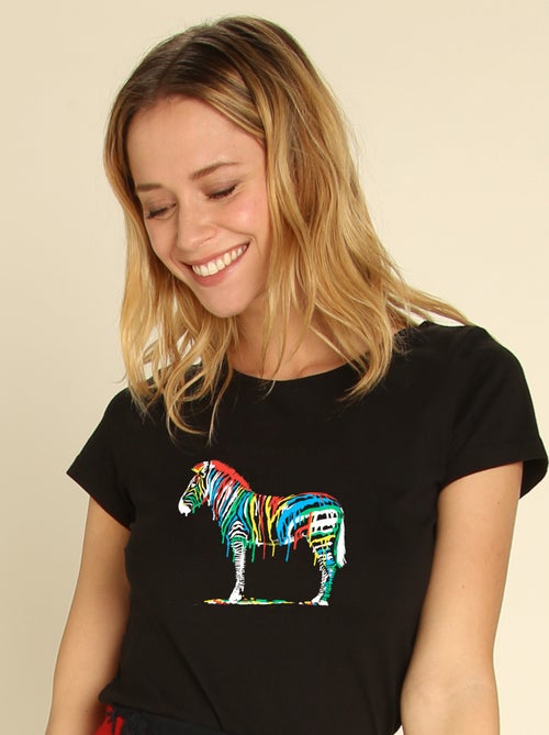 T-shirt Femme - FRESH PAINT - Kiabi