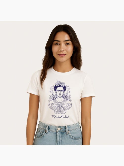 T-shirt Femme - FRIDA KAHLO BUTTERFLY - Kiabi
