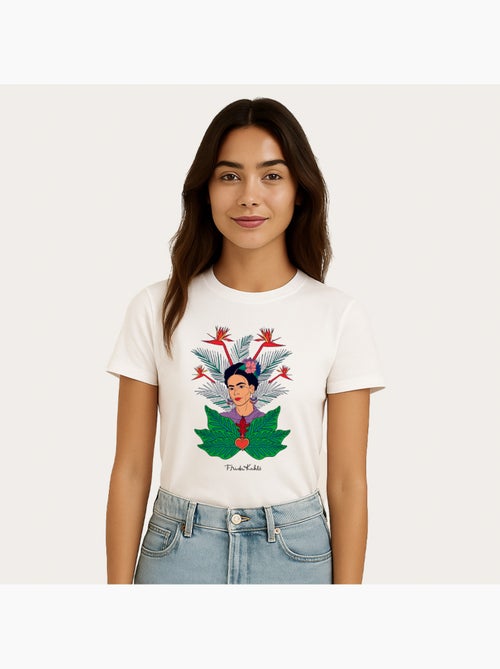 T-shirt Femme - FRIDA KAHLO JUNGLE GRAPHIC - Kiabi