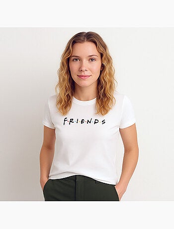 T-shirt femme - friends logo black