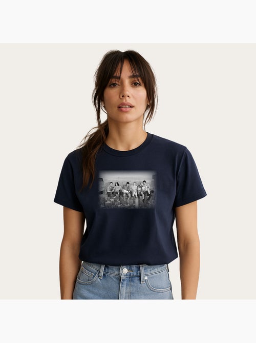 T-shirt Femme - FRIENDS OFFICIAL LUNCH ATOP A SKYSCRAPER - Kiabi