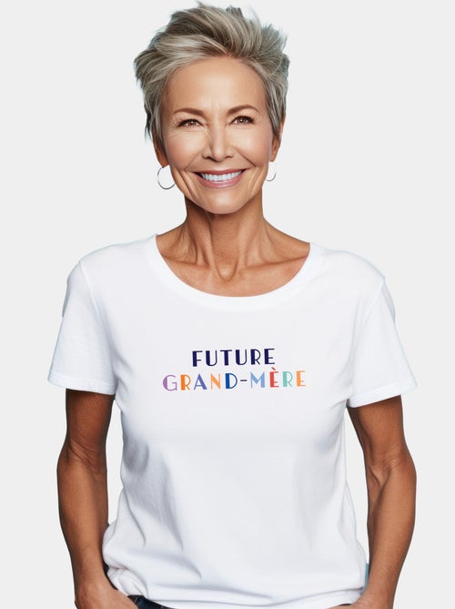 T-shirt Femme - FUTURE GRAND-MÈRE - Kiabi