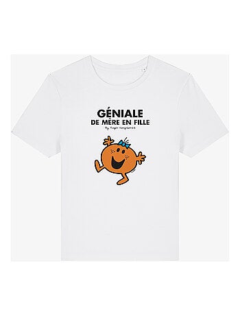 T-shirt Femme - GÉNIALE DE MÈRE EN FILLE