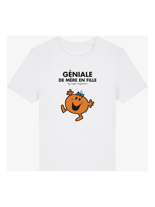 T-shirt Femme - GÉNIALE DE MÈRE EN FILLE - Kiabi