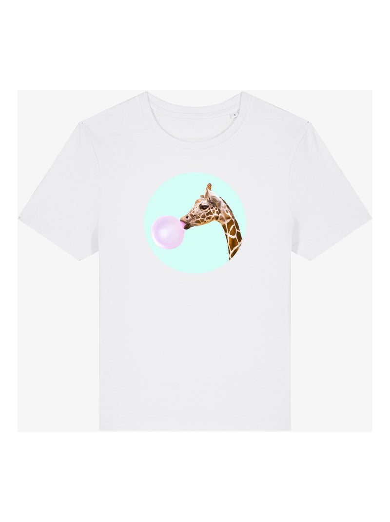 T-shirt Femme - GIRAFFE Blanc - Kiabi