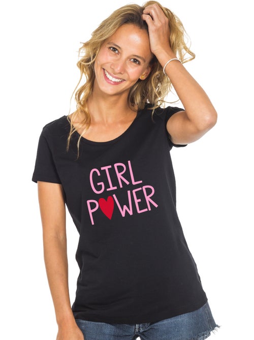 T-shirt Femme - GIRL POWER MPT - Kiabi
