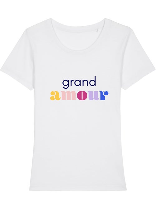 T-shirt Femme - GRAND AMOUR - Kiabi