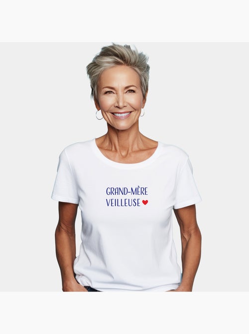 T-shirt Femme - GRAND-MÈRE VEILLEUSE - Kiabi