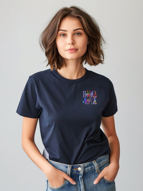 T-shirt Femme - HAKUNA MATATA COLOR CŒUR - Kiabi