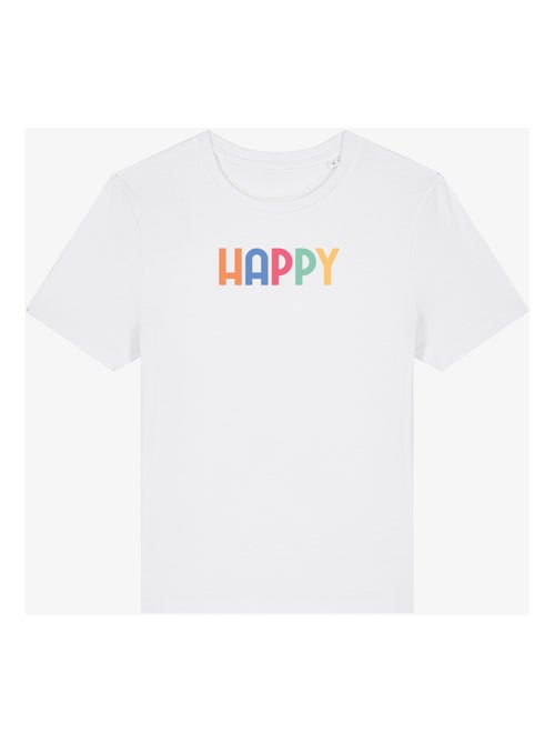 T-shirt Femme - HAPPY COLORÉ - Kiabi