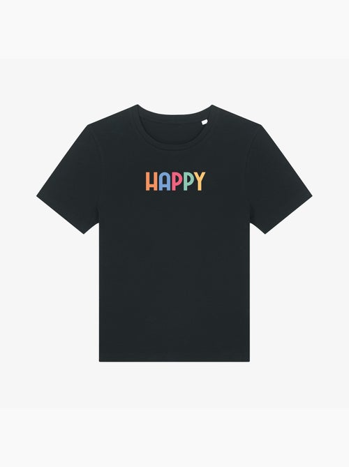 T-shirt Femme - HAPPY COLORÉ - Kiabi