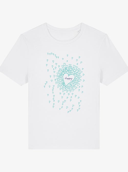 T-shirt Femme - HAPPY HEARTS - Kiabi
