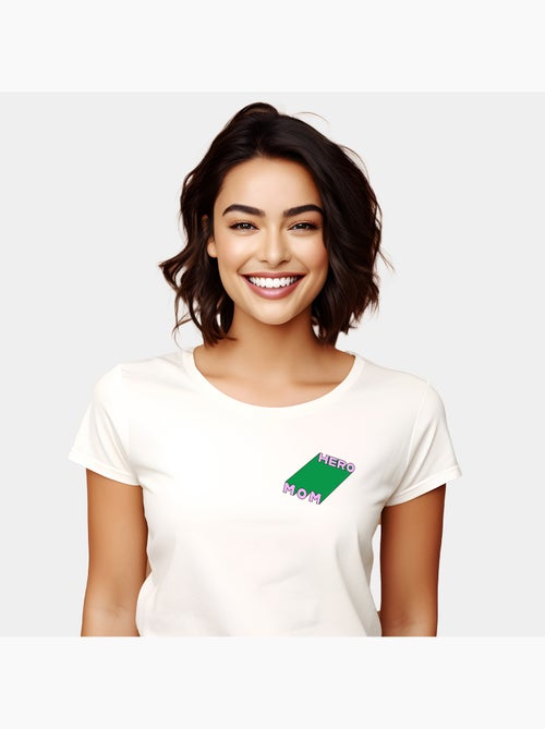 T-shirt Femme - HERO MOM - Kiabi