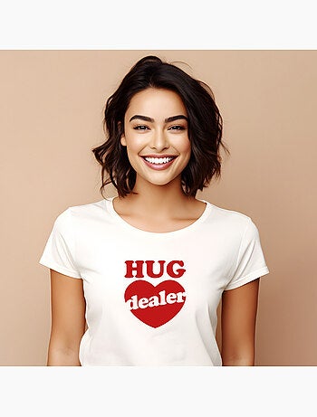 T-shirt femme - hug dealer