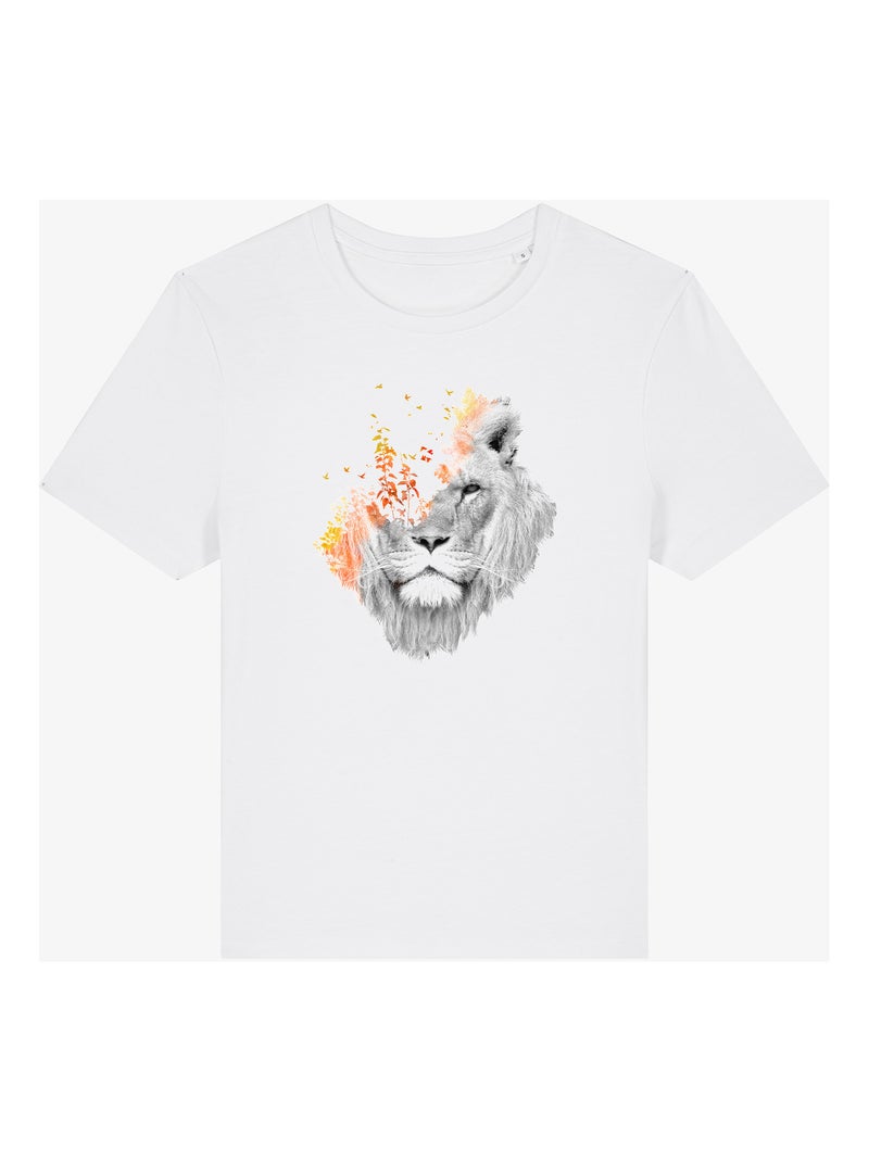 T-shirt Femme - IF I ROAR Blanc - Kiabi