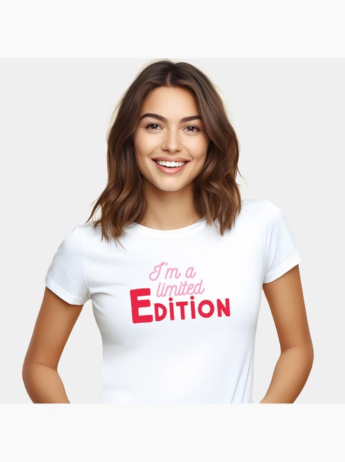 T-shirt Femme - I'M A LIMITED EDITION - Kiabi