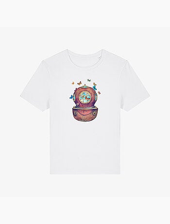 T-shirt femme - inner space square