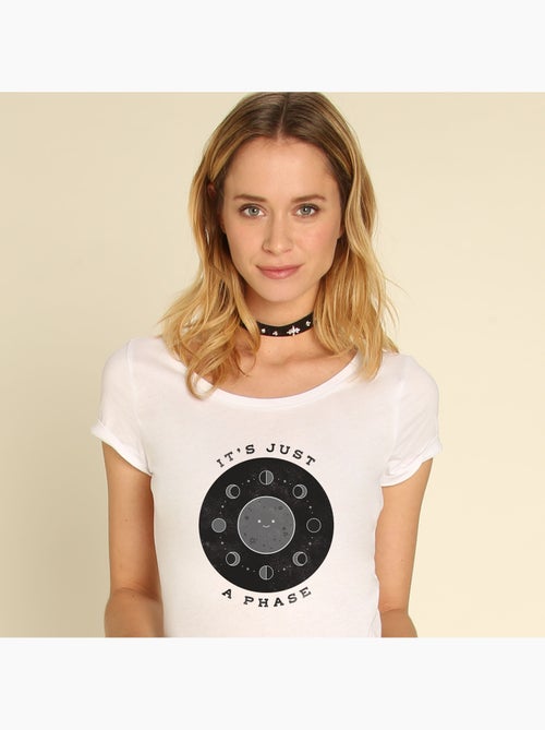 T-shirt Femme - IT S JUST A PHASE - Kiabi