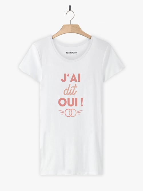 T-shirt Femme - J'AI DIT OUI - Kiabi
