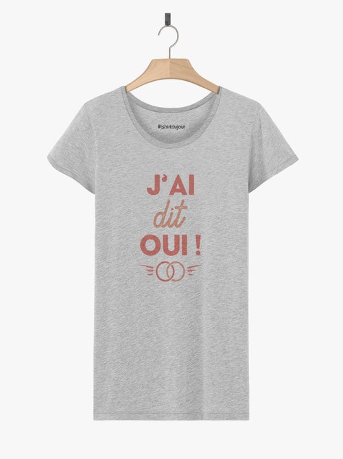 T-shirt Femme - J'AI DIT OUI - Kiabi