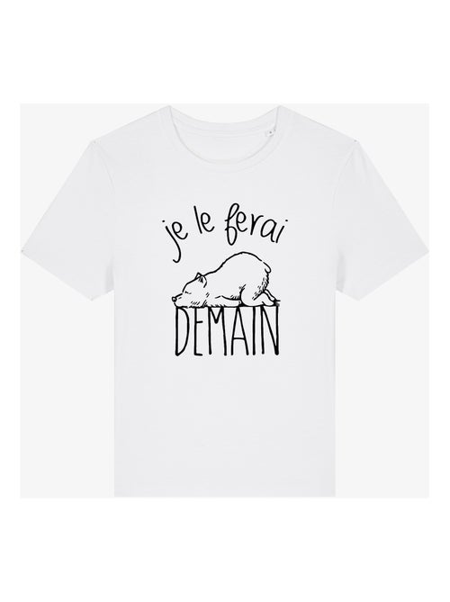 T-shirt Femme - JE LE FERAI DEMAIN - Kiabi