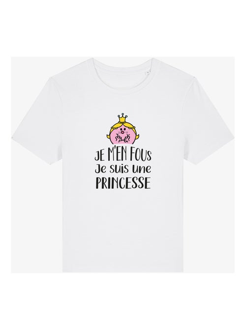 T-shirt Femme - JE M EN FOUS JE SUIS UNE PRINCESSE - Kiabi