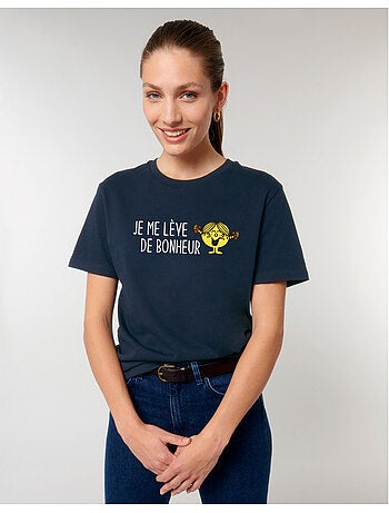 T-shirt Femme - JE ME LEVE DE BONHEUR