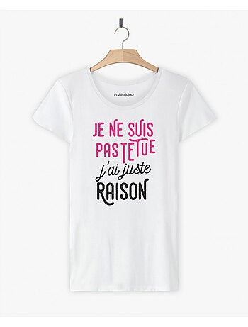 T-shirt femme - je ne suis pas tetue
