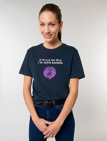 T-shirt femme - je ne suis pas tetue j ai juste raison