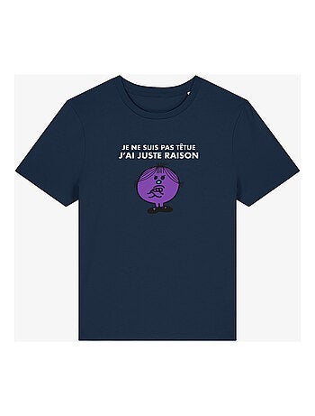 T-shirt femme - je ne suis pas tetue j ai juste raison