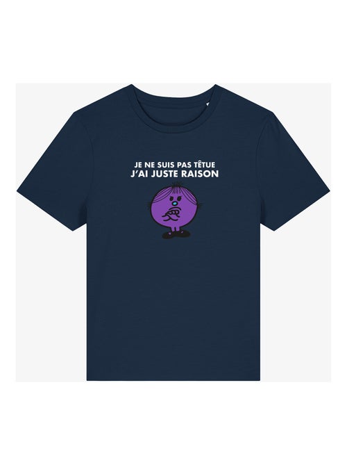T-shirt Femme - JE NE SUIS PAS TETUE J AI JUSTE RAISON - Kiabi
