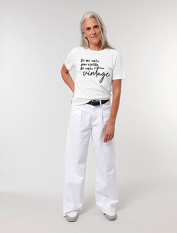 T-shirt Femme - JE NE SUIS PAS VIEILLE JE SUIS VINTAGE