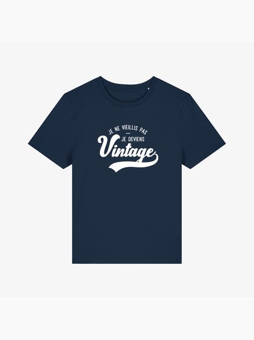 T-shirt Femme - JE NE VIEILLIS PAS JE DEVIENS VINTAGE - Kiabi